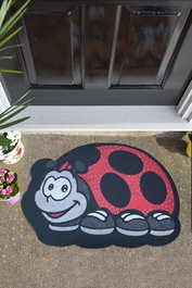 Conceptum Felpudo Pvc Ladybird Multicolor